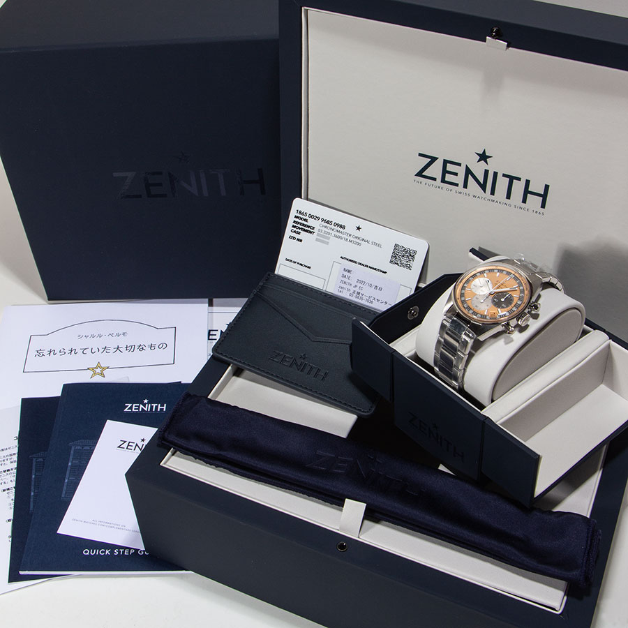 ゼニス クロノマスター オリジナル ホディンキー 03.32010/18.M3200 未