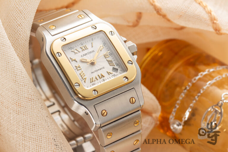 カルティエ サントス ガルベ SM W20045C4 1999年 20周年記念モデル