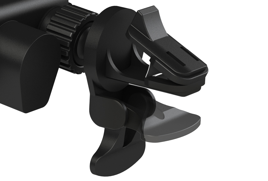 エアコンスマートフォンホルダーSTDレザー エアコンクリップ型(X