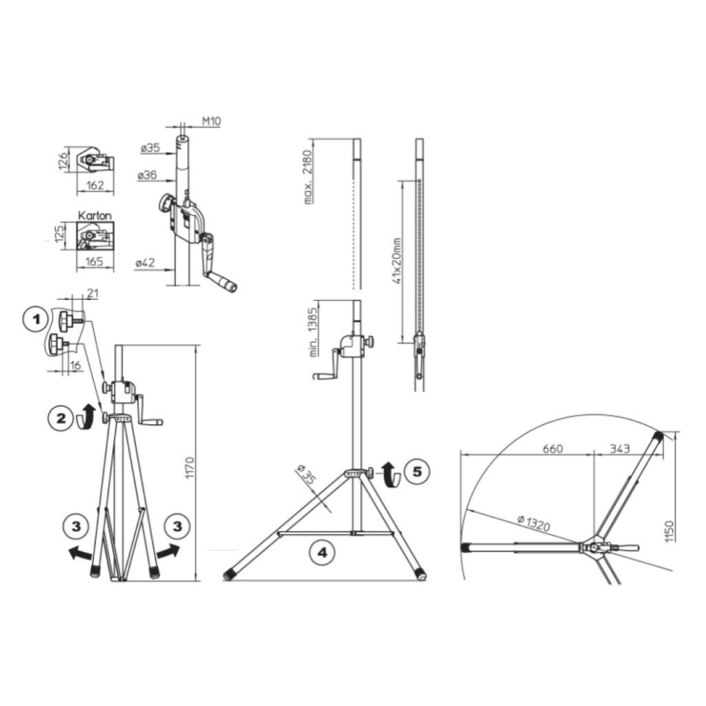 スピーカースタンド（21300）の製品詳細｜映像音響テクニカル
