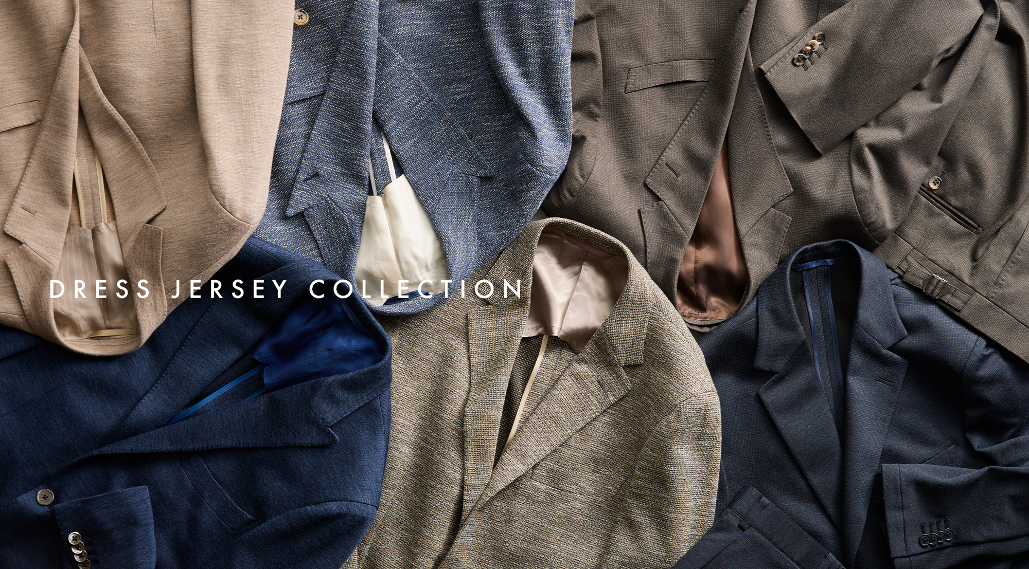 ドレスジャージースーツ¥66,000より | オーダースーツ麻布テーラー