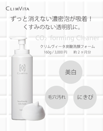 フェルミナ CLIMVITA(クリムヴィータ) 炭酸洗顔フォーム 160gの業務用