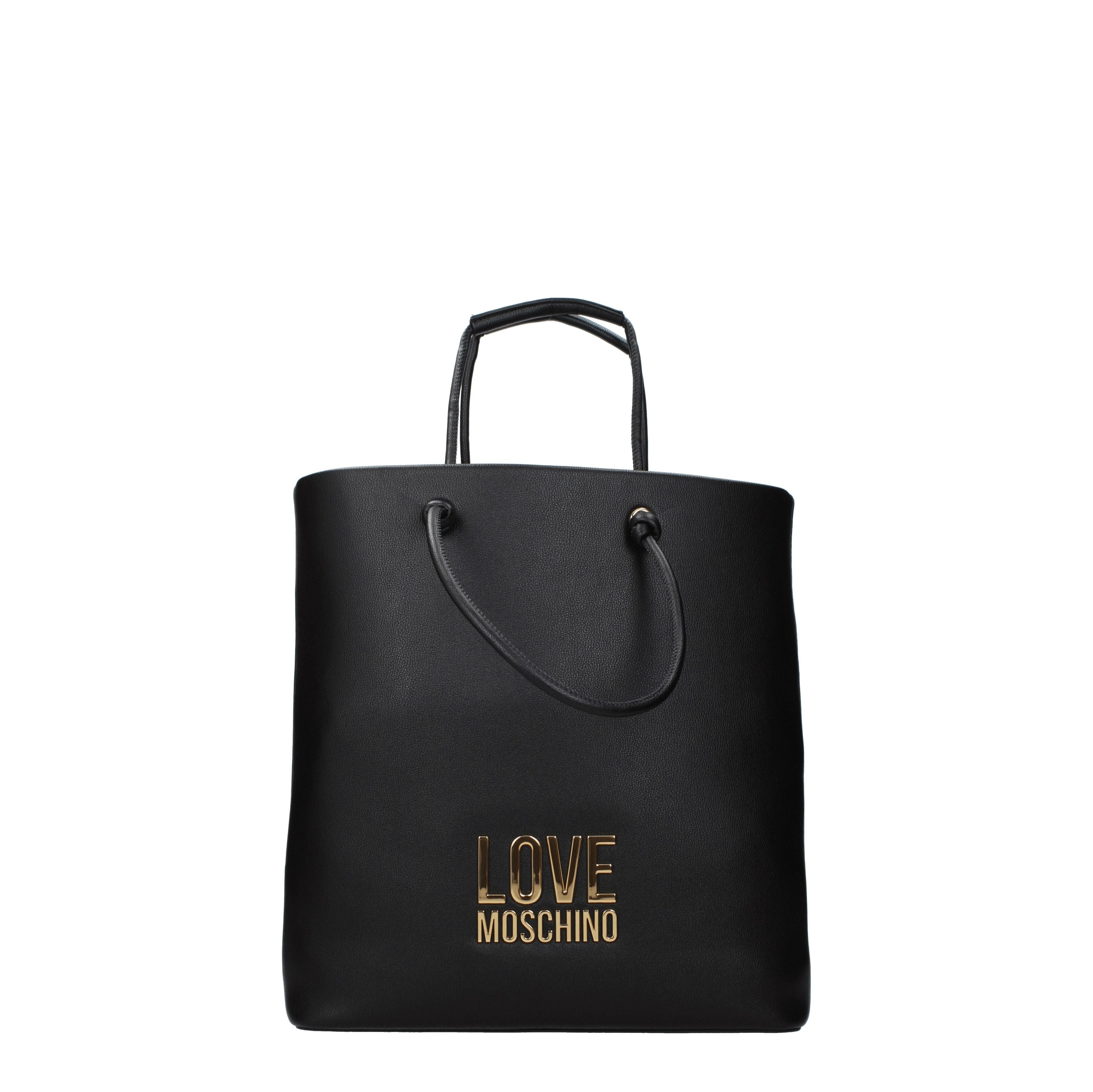 Love Moschino Borse a Spalla Donna Poliuretano Nero | B-Exit – B