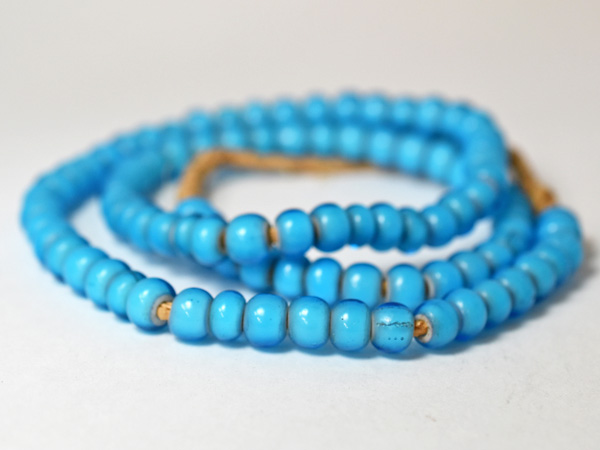 2210】江戸とんぼ玉 立体的な装飾が施された透明中玉1,とんぼ玉