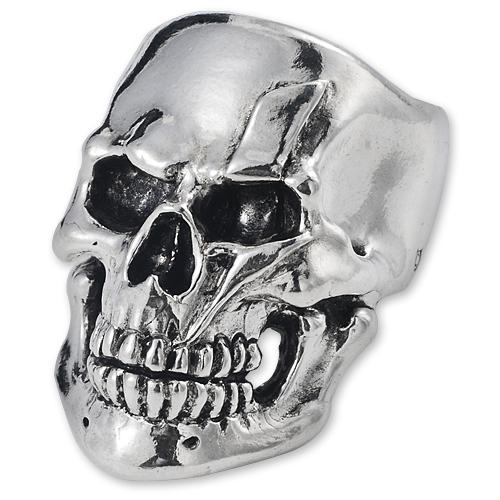 エースメタルワークス エースボルトラージスカルリング/シルバー