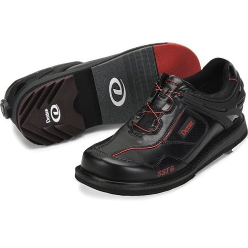 Dexter SST 6 Hybrid BOA Black Red Men's Right Bowling Shoes