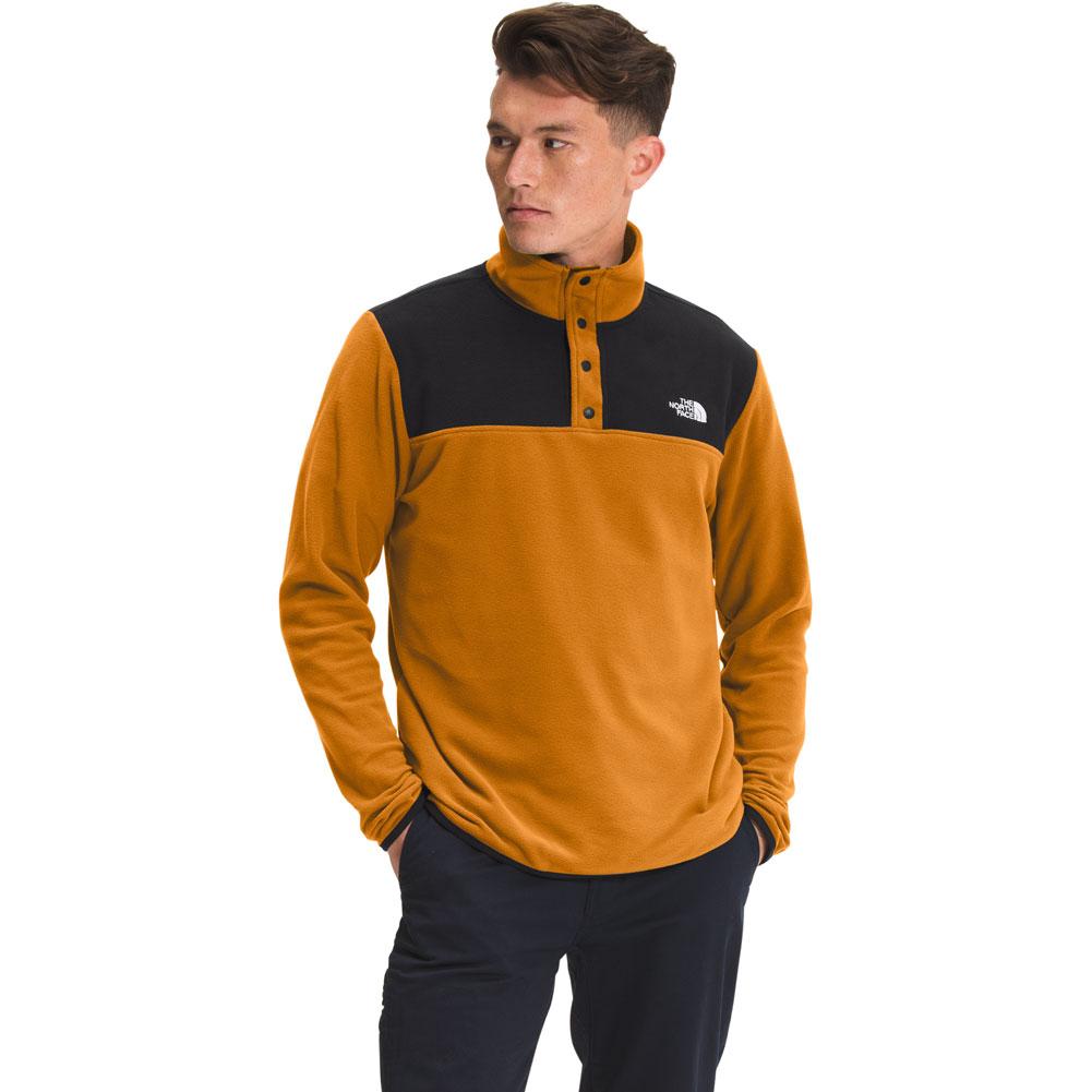 The North Face TKA Glacier Snap-Neck Pullover Fleece Top Men's