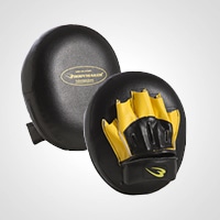 パンチングミットストライク ブラック×イエロー KM104BKYE｜BODYMAKER