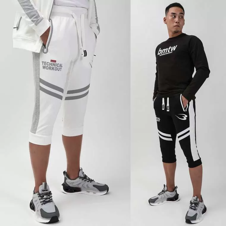 bmtw GYMウェア トレーニング ミドルパンツ M ブラック