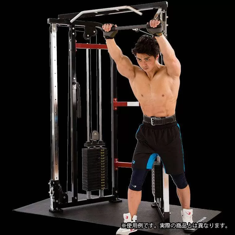 ケーブルクロスオーバー ショートレンジSP TM168BKYE｜BODYMAKER