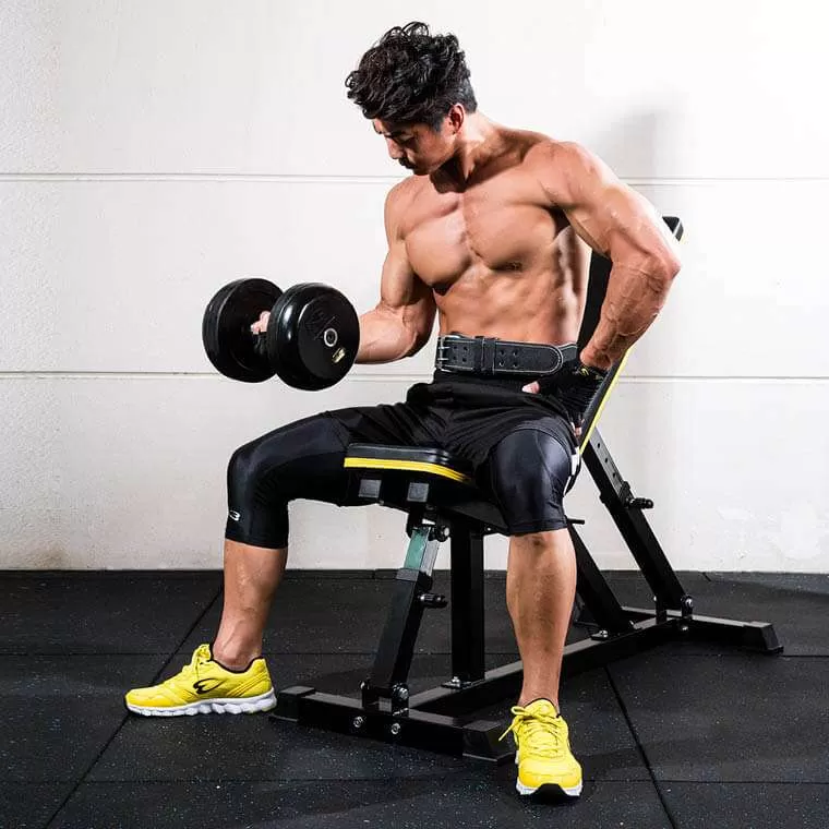 フラットインクラインベンチEXーV3 TM087BKYE｜BODYMAKER（ボディ