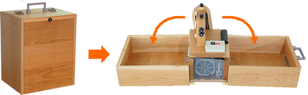 電動綿繰り機（ケース付き） | bolly木工房