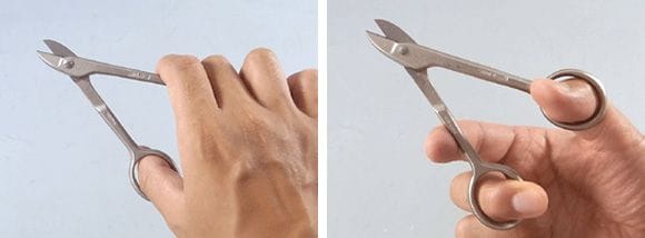 盆栽道具 白染針金切小鋏 (昌国作) 全長 115mm No.M8009 (7163)の販売