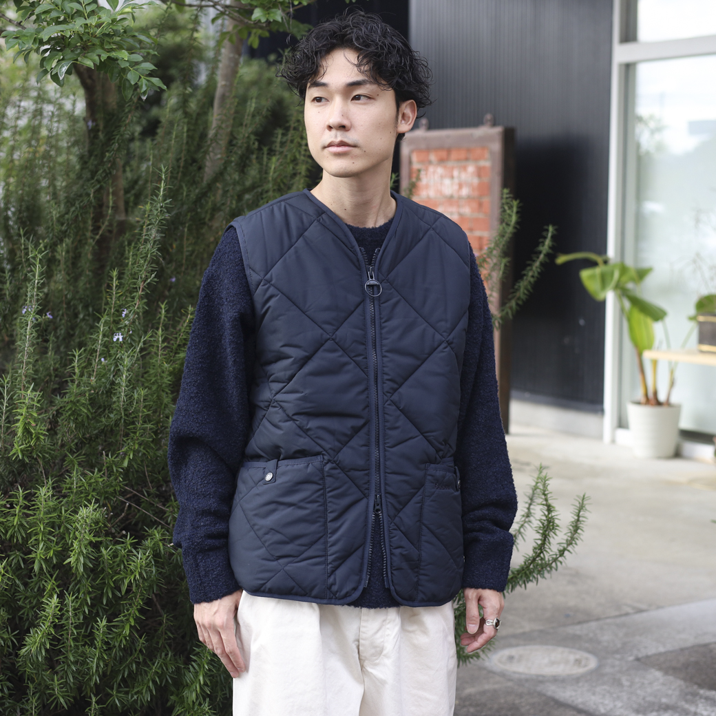 Barbour バブアー フィールドキルテッドジレ｜BORN FREE ONLINE SHOP