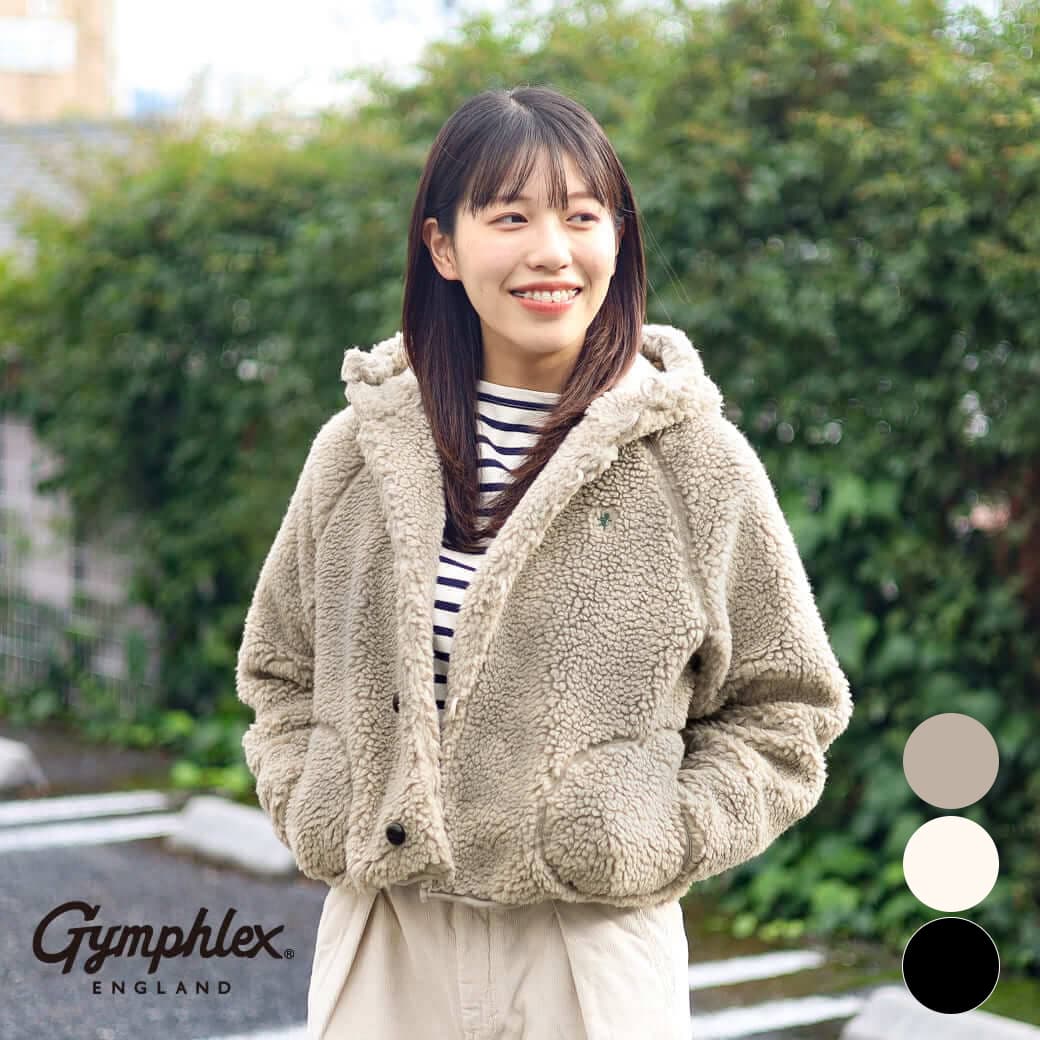 ジャケット・アウター GINRHYMES Boa Hoodie GINRHYMES Boa Hoodie