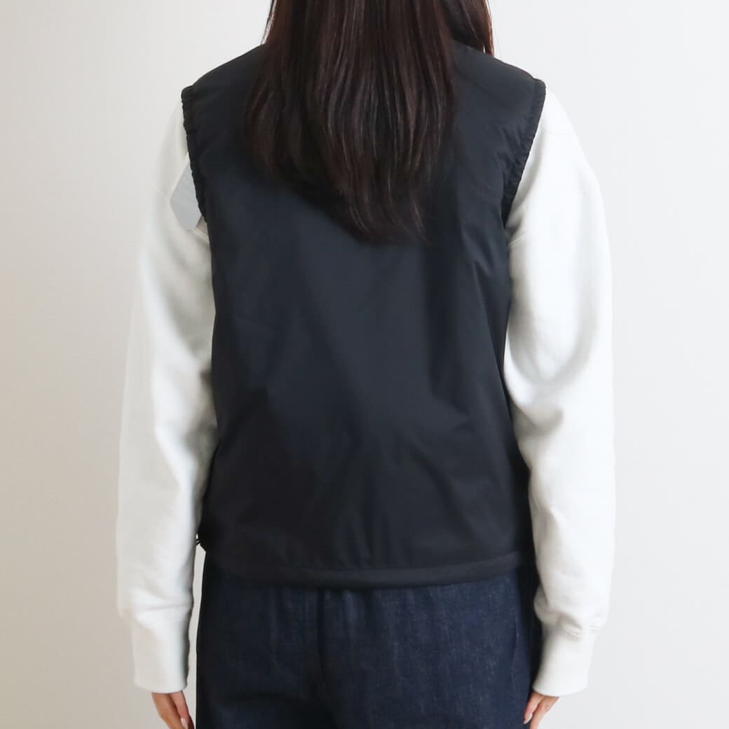 DANTON ダントン ナイロンタフタ インサレーションノーカラーベスト