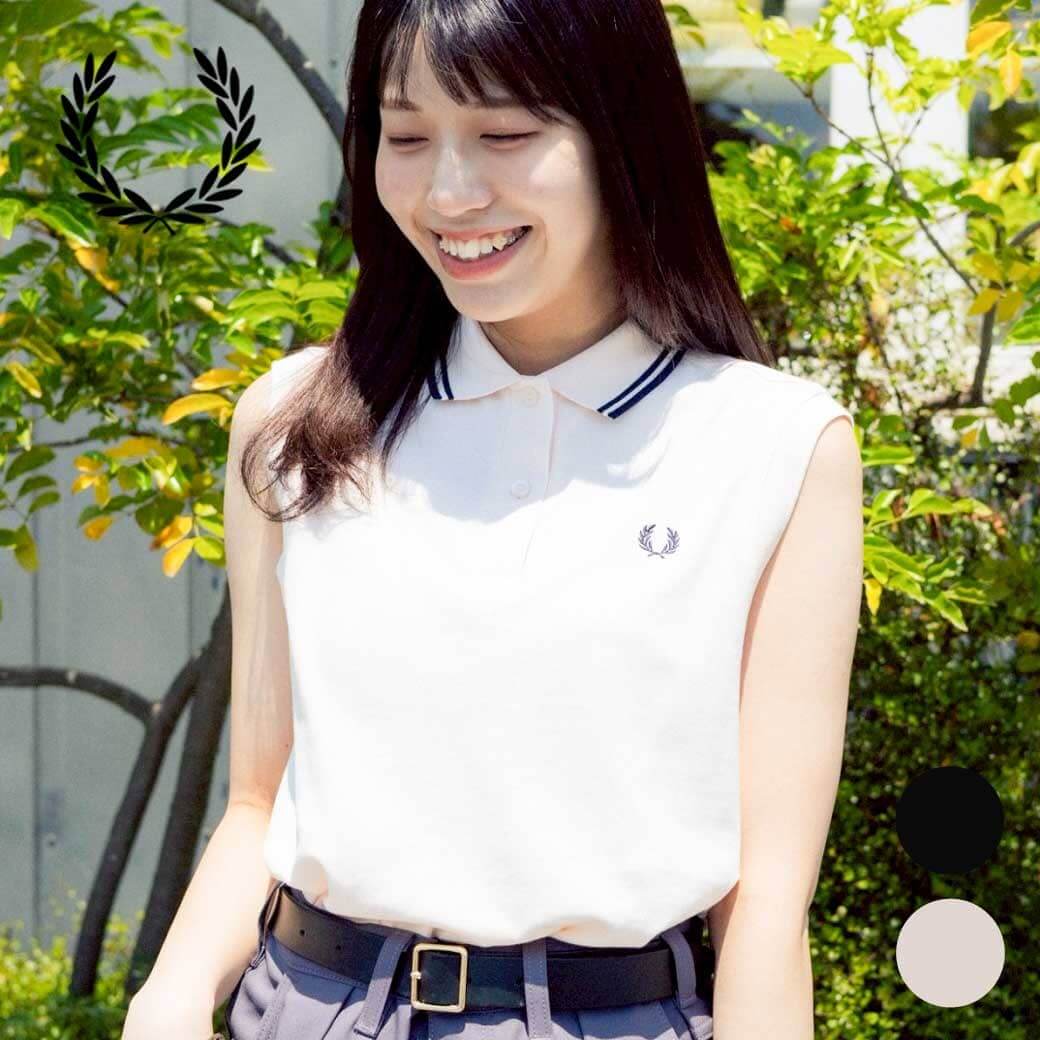 フレッドペリー 半袖ポロシャツ シルキーピーチ フレッドペリー 半袖