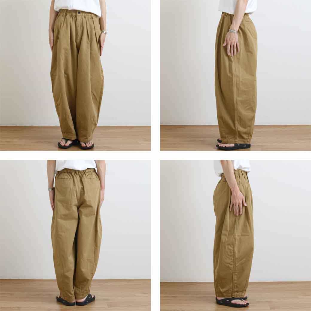 HARVESTY ハーベスティ コットン チノクロス サーカスパンツ｜BORN