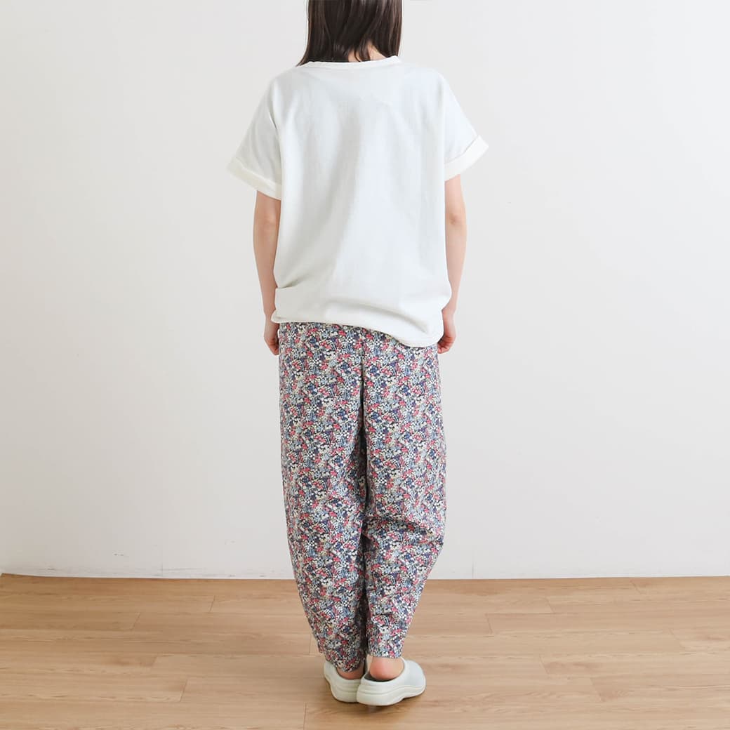 HARVESTY ハーベスティ 花柄イージーサーカスパンツ｜BORN FREE ONLINE