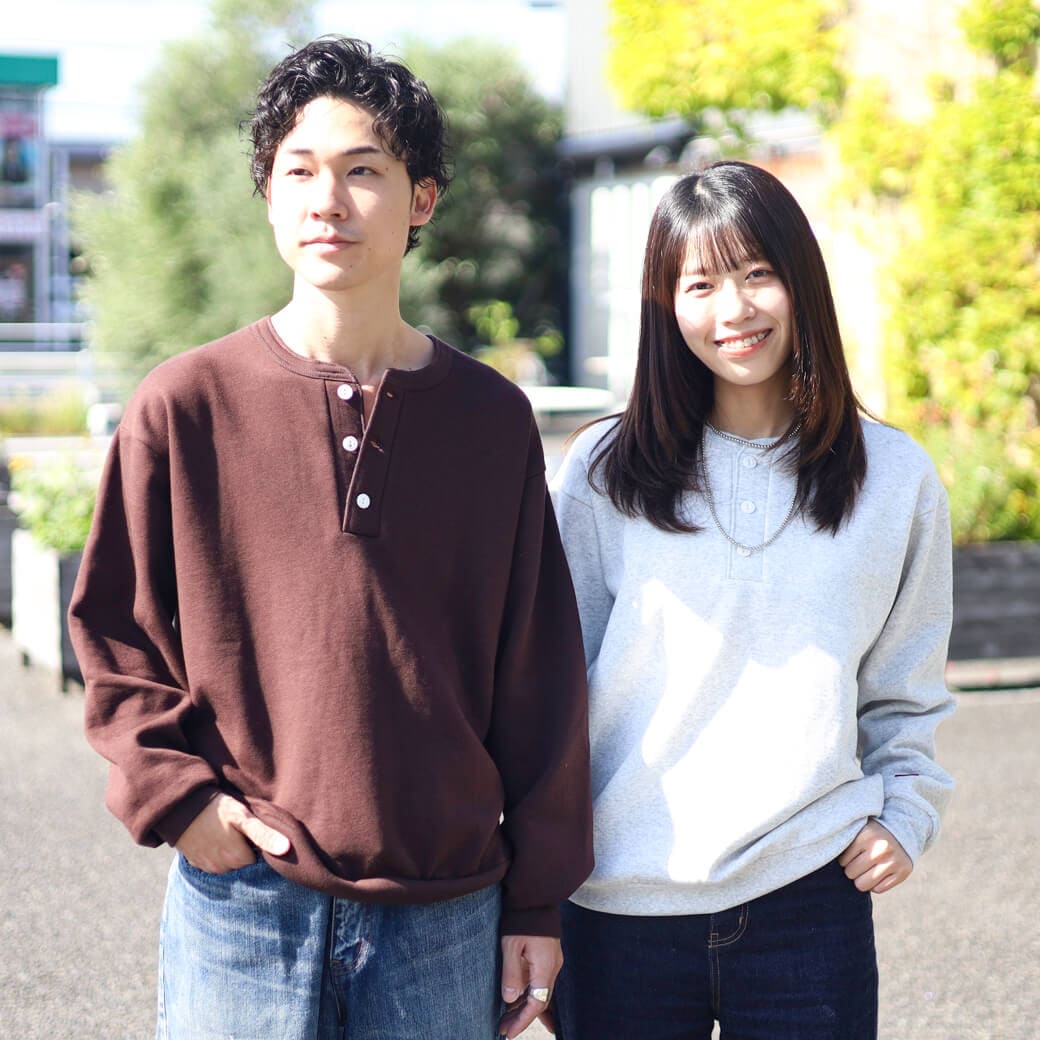 HEALTHKNIT ヘルスニット クラシック スウェット ヘンリーネック｜BORN