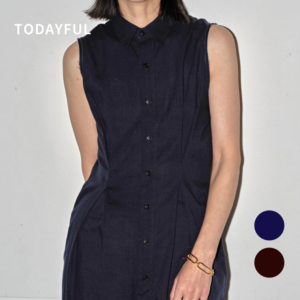 TODAYFUL トゥデイフル Linen Sleeveless Combinaison｜BORN FREE