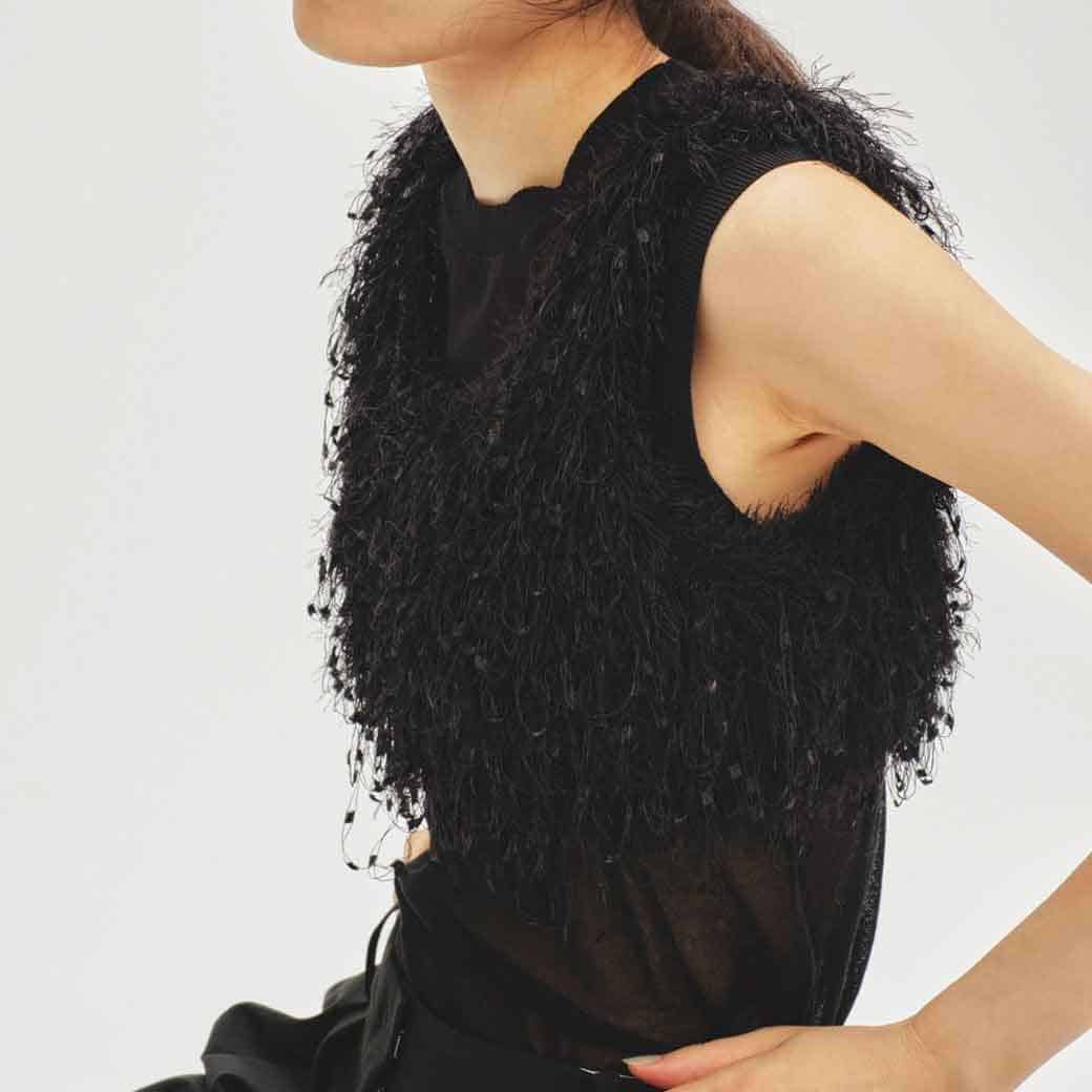 TODAYFUL トゥデイフル フリンジ ニット ビスチェ｜BORN FREE ONLINE SHOP