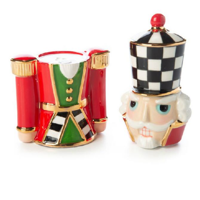 MacKenzie-Childs Buckingham Nutcracker Salt and Pepper Set | 37624