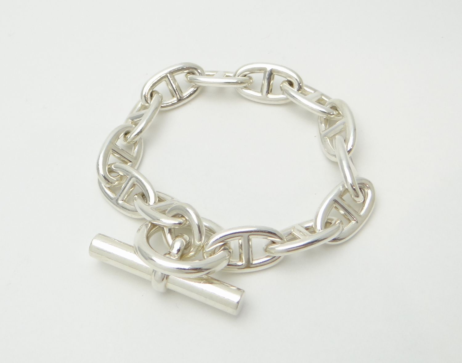 HERMES エルメス シェーヌダンクルGM 13コマ 約18cm ブレスレット