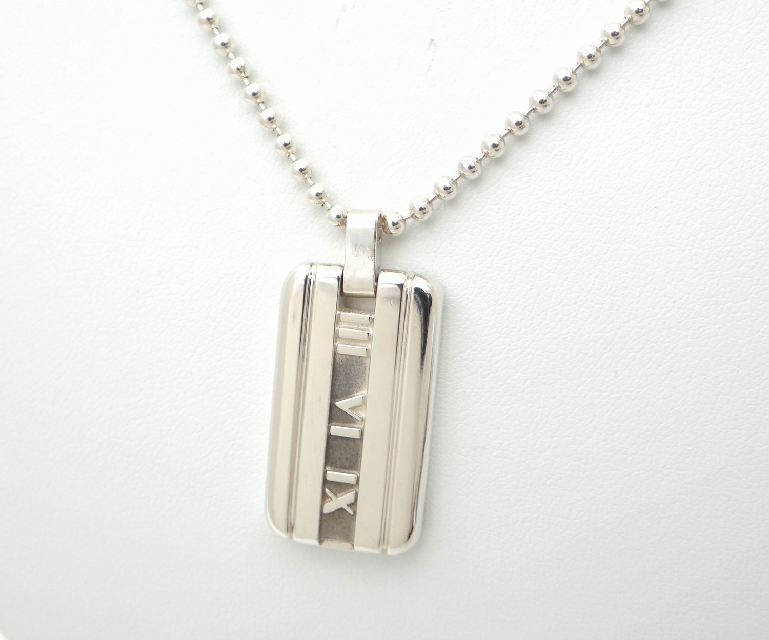 TIFFANY&CO. ティファニー アトラス プレート ネックレス ペンダント