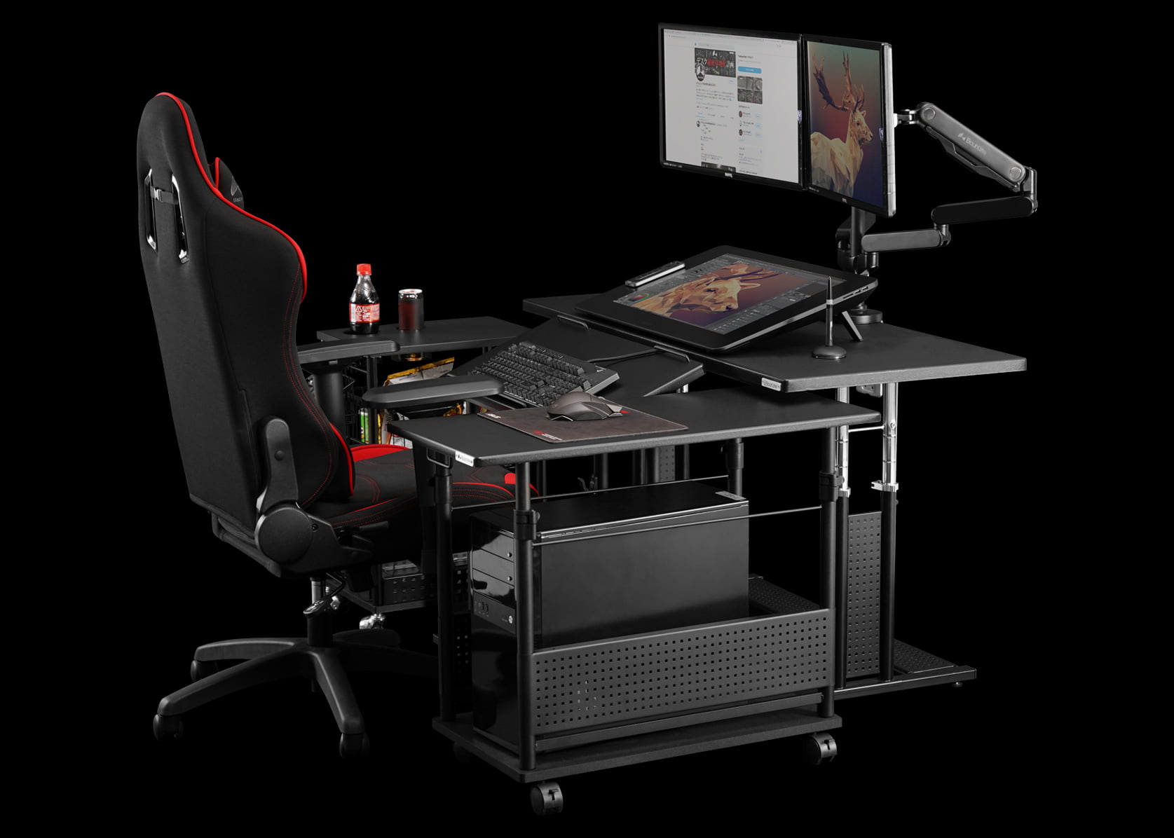 昇降式チルトスタンド BHM-700C | Bauhütte®