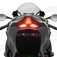 13-18 Kawasaki ZX-6R TST Programmable Integrated Tail Light Smoked