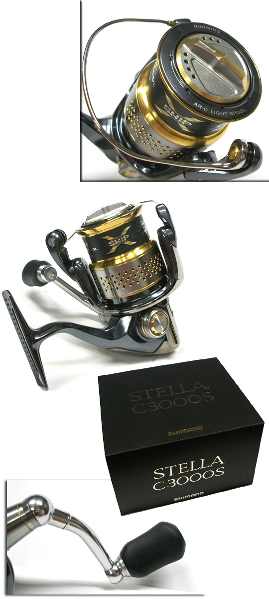 SHIMANO/シマノ 10ステラ C3000S シングルハンドル 【SD83E030