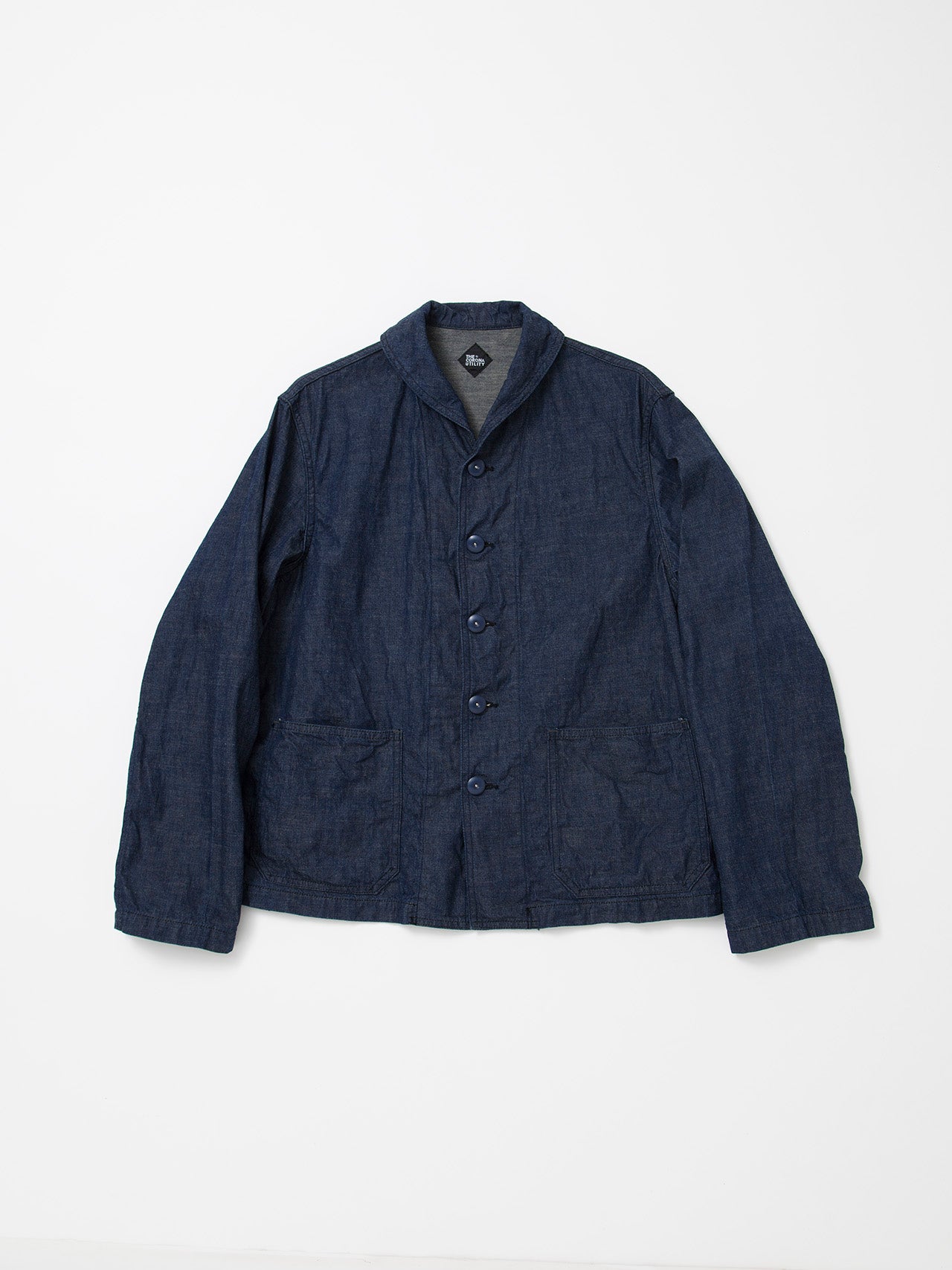 CJ004・Utility Navy Jumper / High Density Indigo Denim – THE