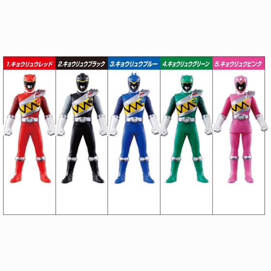 ソフビヒーロー獣電戦隊キョウリュウジャー｜発売日：2013年2月19日