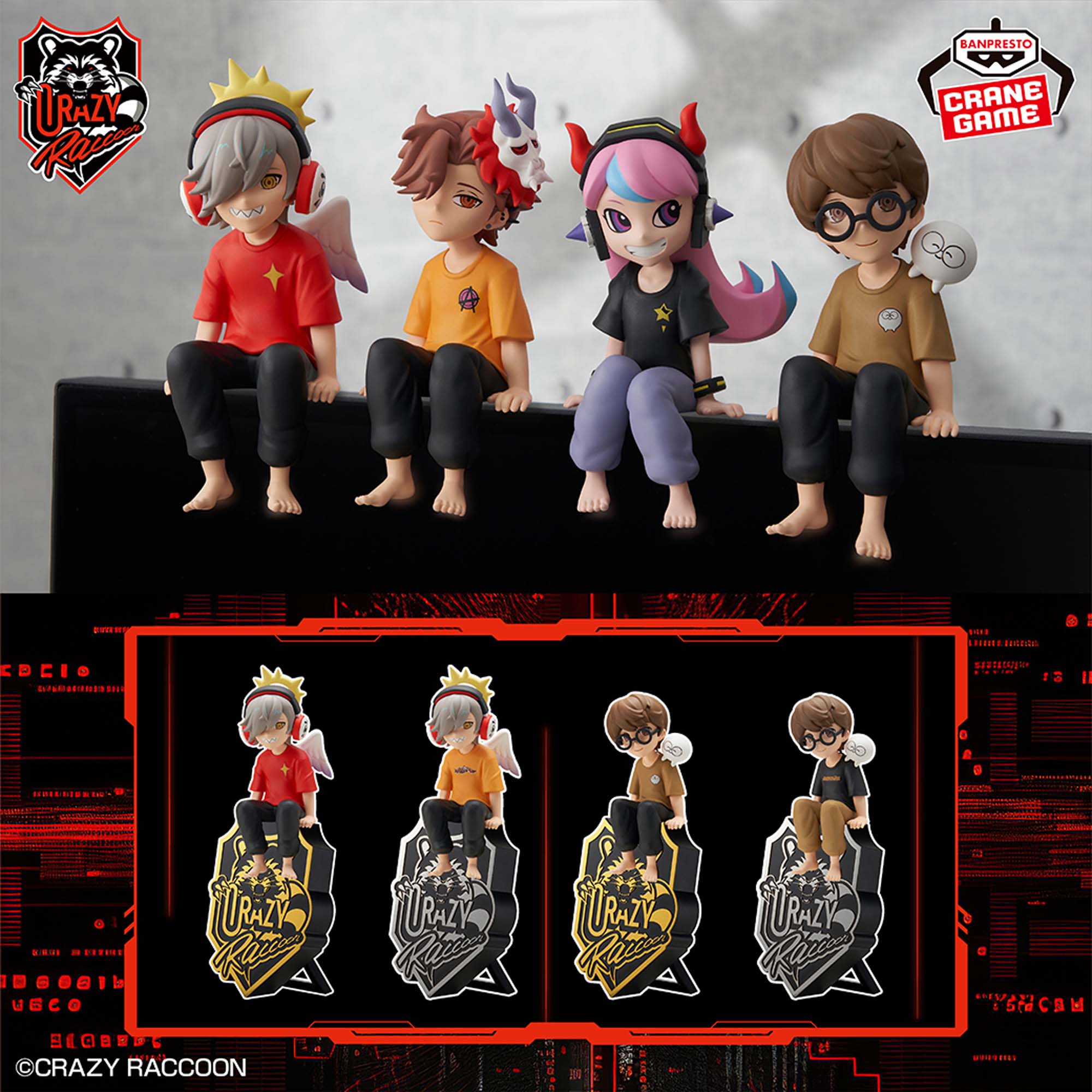 Crazy Raccoon モニタートップフィギュア-じゃすぱー-│株式会社BANDAI