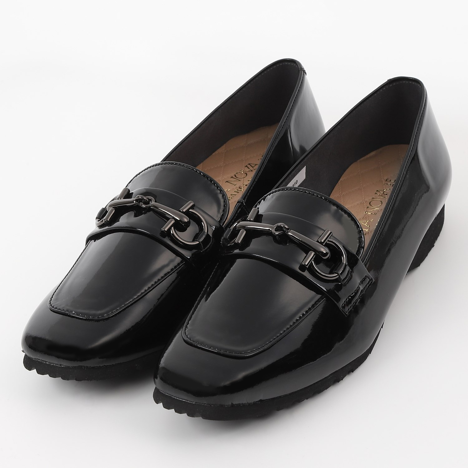 VITA NOVA（ヴィタノヴァ）晴雨兼用エナメルローファー ネイビー