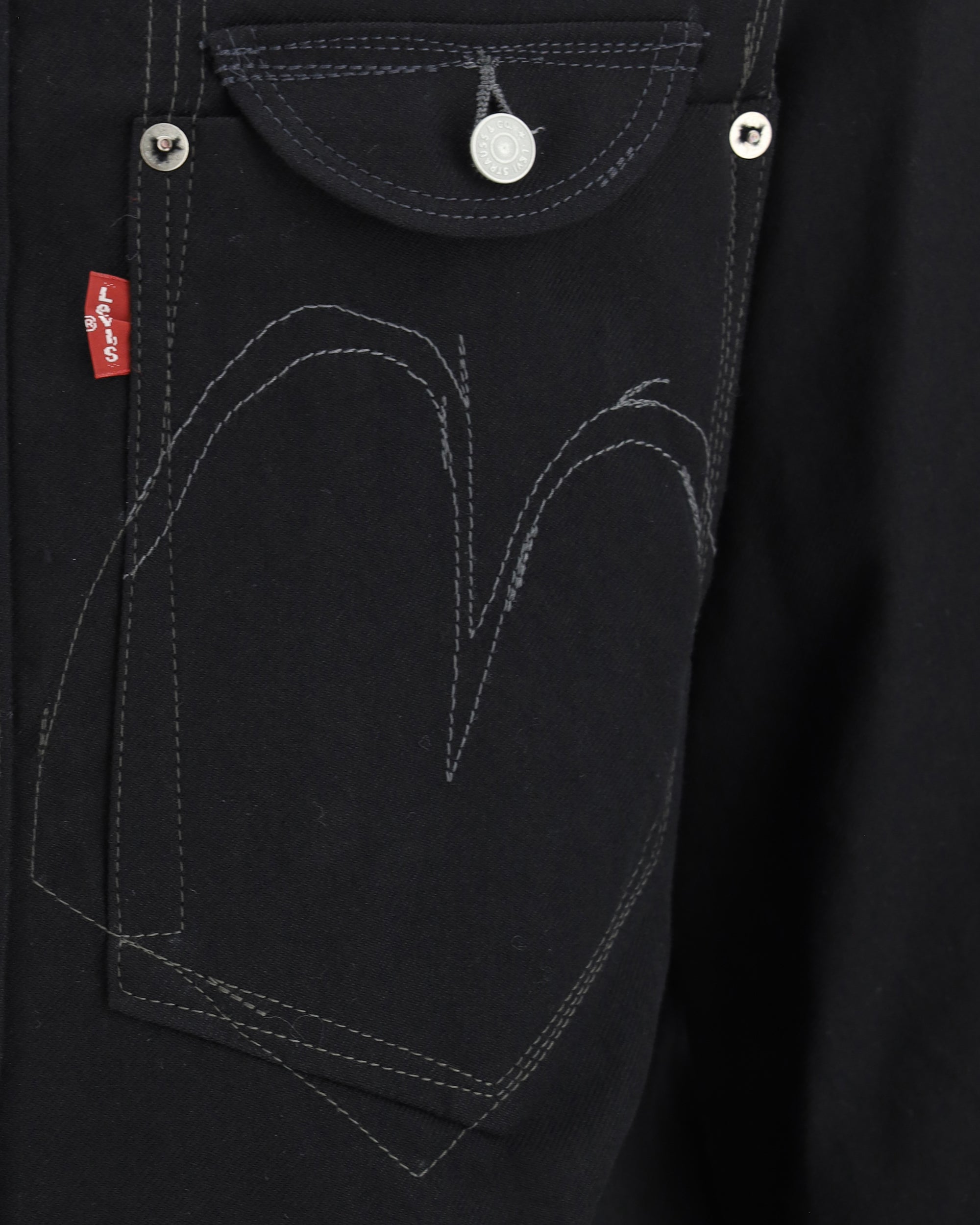 JUNYA WATANABE Junya Watanabe x Levis Shirt BLACK | Base Blu
