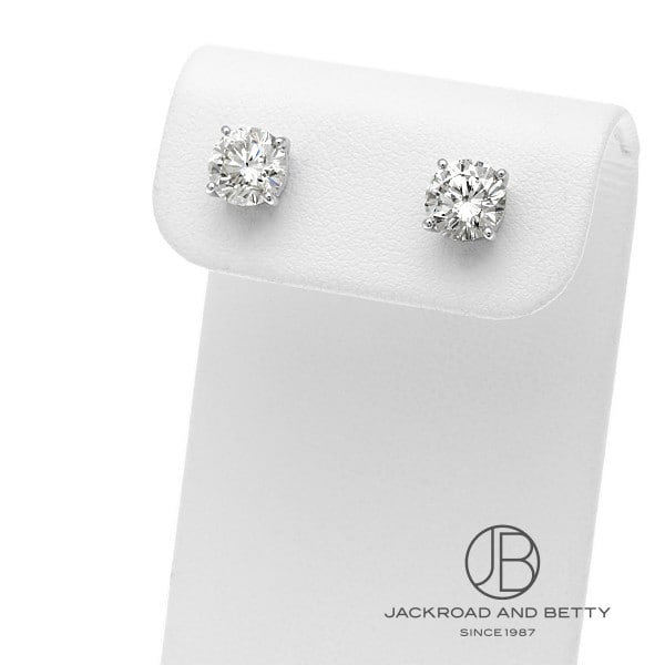 2ct G SI-2 ダイヤモンド スタッド ピアス[] Diamonds Stud Earring