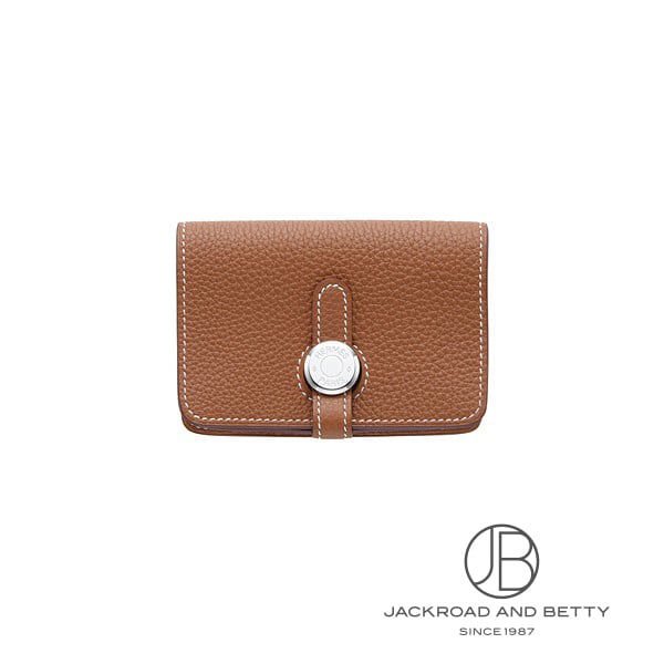 ドゴン カードケース ゴールド ブラウン[] Dogon Card Case Gold