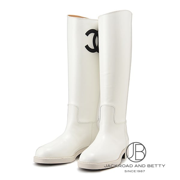 完売】美品CHANELシャネル レインブーツ♡ベロア22〜24cmの方に 美品