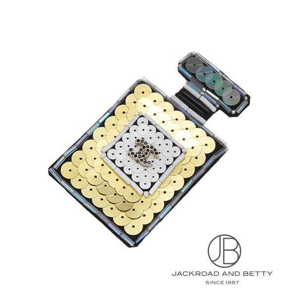 香水瓶 モチーフ ブローチ[] Perfume Bottle Motif Brooch | シャネル