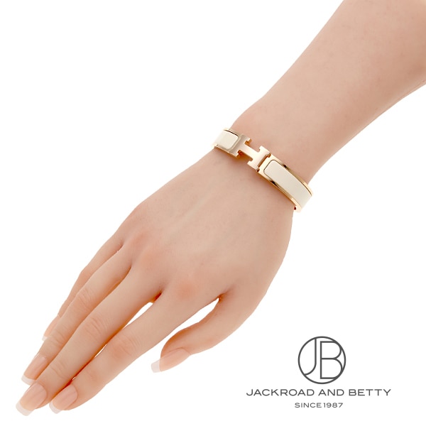 クリックH ブレスレット PM クリーム ホワイト[H700001FO PM] Clic H