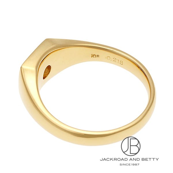 K18 印台 ダイヤリング[] K18 Diamond Ring | ノーブランド 新品