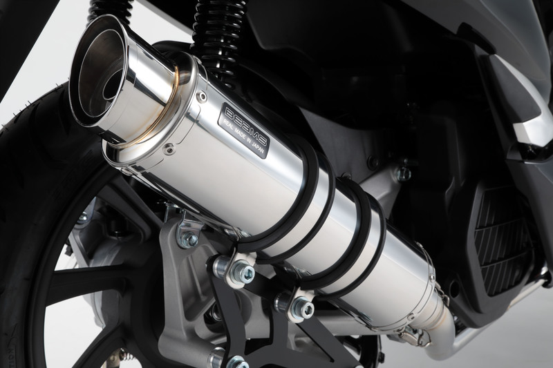 CORSA-EVOⅡ ヒートチタン フルエキゾースト：PCX HYBRID：政府認証