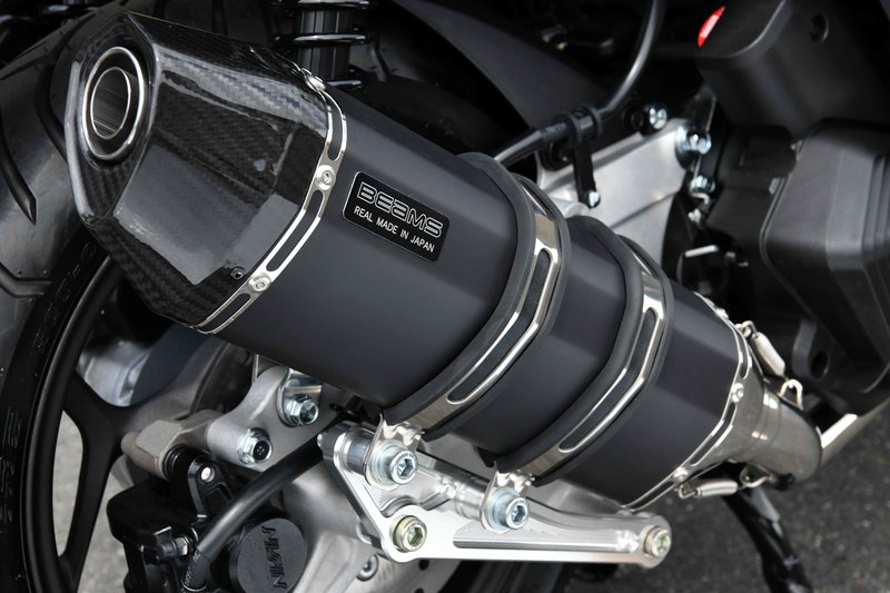 CORSA-EVOⅡ マットブラック フルエキゾースト：PCX160：2023〜：政府