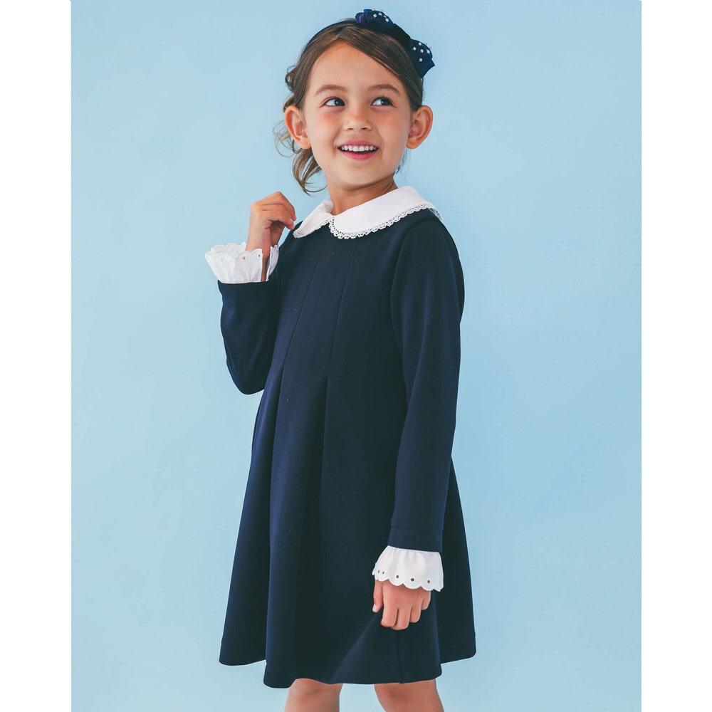 フォーマル 3WAY 付け襟 Aライン ワンピース (110~130cm)(110cm