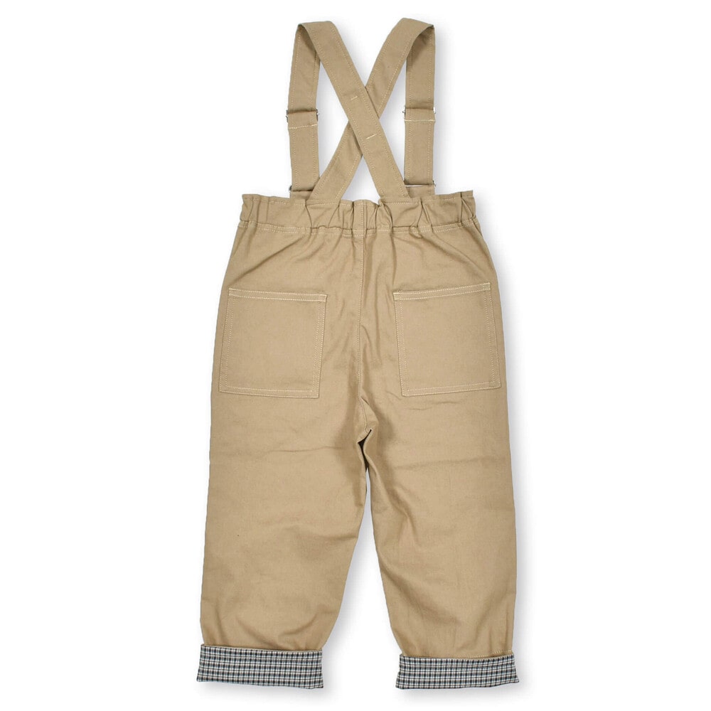 宮城舞さん×SLAPSLIP】デニムツイルストレッチサロペット(80~120cm