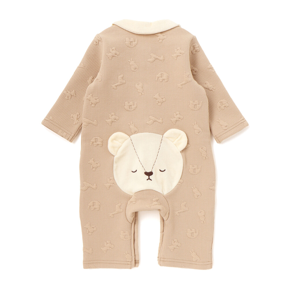 お揃い】アニマルライオンクマペンギンおしりモチーフロンパースベビー