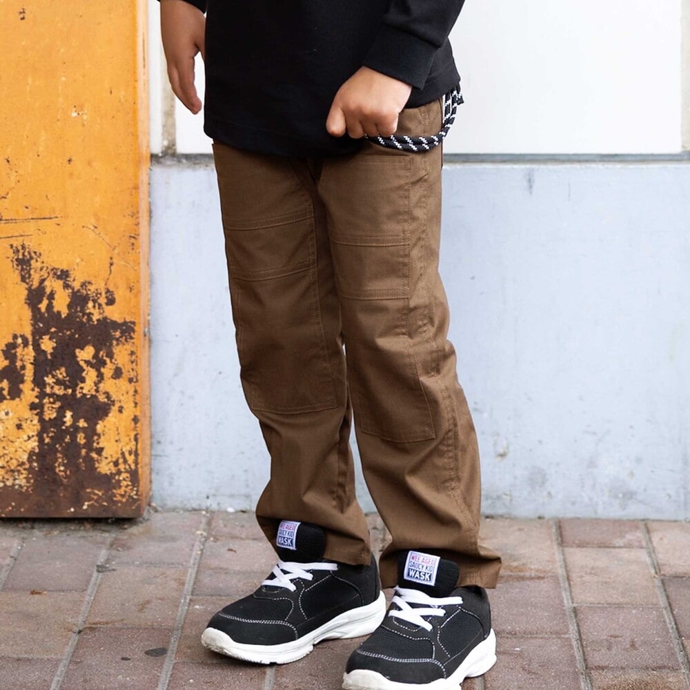 コード付きダブル二―ワークパンツ(110~160cm)(110cm ブラウン): ボトム