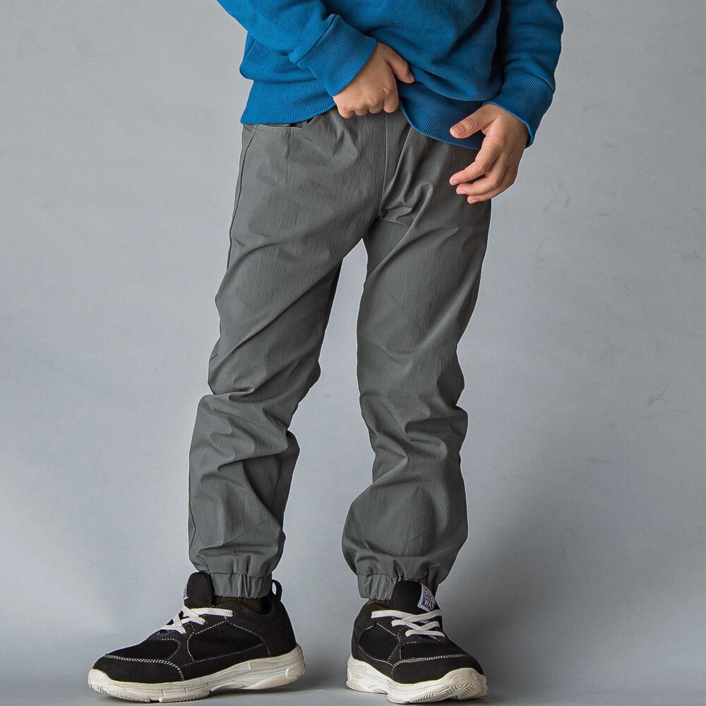 ウエストベルトジョガーパンツ(100~160cm)(110cm グレー): ボトム